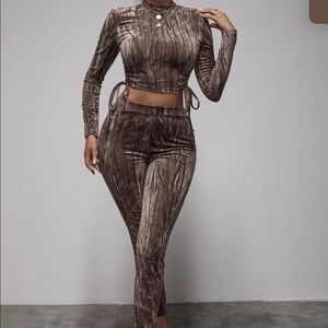 Velour 2 piece set